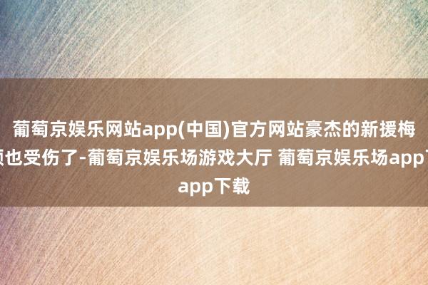 葡萄京娱乐网站app(中国)官方网站豪杰的新援梅尔顿也受伤了-葡萄京娱乐场游戏大厅 葡萄京娱乐场app下载